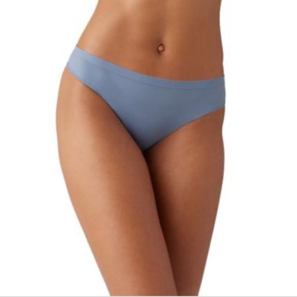 B.tempt'd by Wacoal Women's Comfort Intended Thong Panty in Blue Size S NWT